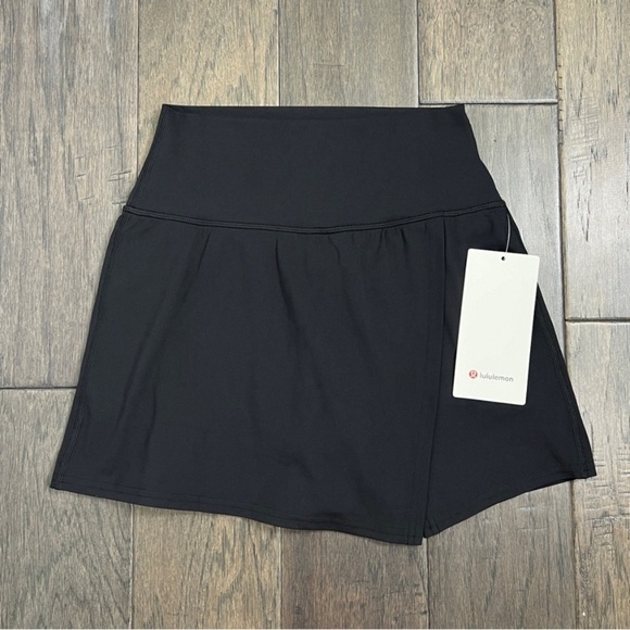 Lululemon NWT Align High-Rise Wrap-Front Skirt Black - Picture 2 of 8